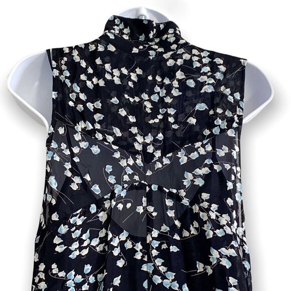 REFORMATION  Floral Print Sheer Sleeveless Maxi Tent Dress, Size S, with slip - Picture 13 of 16